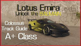 (A+ Class) Lotus Emira Balmain - How to UNLOCK THIS CAR - Colossus Guide - Need for Speed Unbound