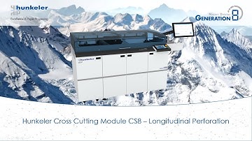 Cross Cutter CS8 - Linear static perforation feature for signature folding