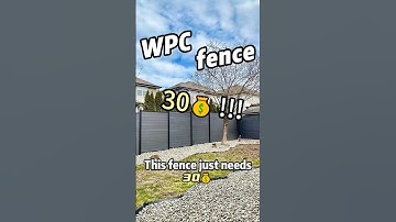Wpc fence #wpcdecking #wood #wpvc #diy #wpc #wpcflooring #woodworking #wpcpanel #construction