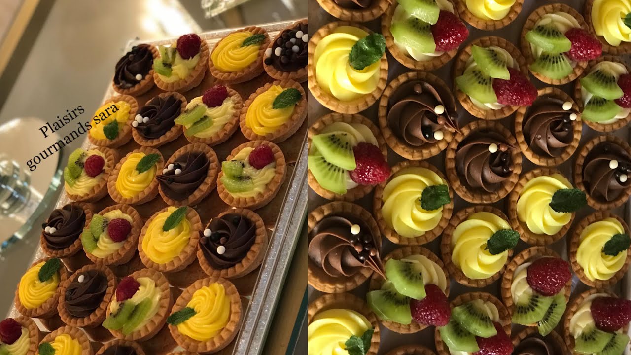 غانخدم معاكم كموند تارتوليت سواري راقية بثلاث نكهات كتحمر الوجه mini tartelette