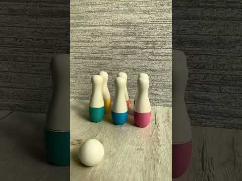 Wooden Mini Bowling
