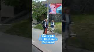 No talking on the bus when in FINLAND! #culturejunkie