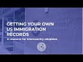 Getting your own immigration records closed captioning