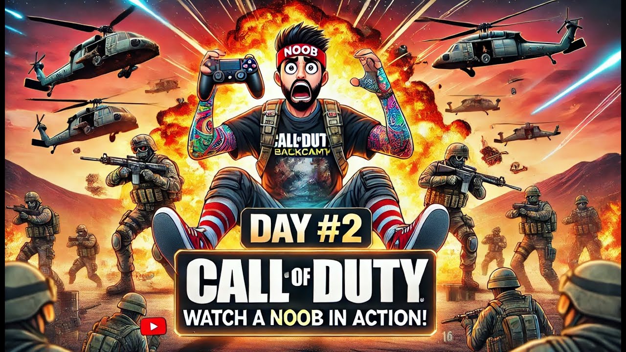 Day #2: Call of Duty Bootcamp: Watch a Noob in Action! 🎮😂 - YouTube