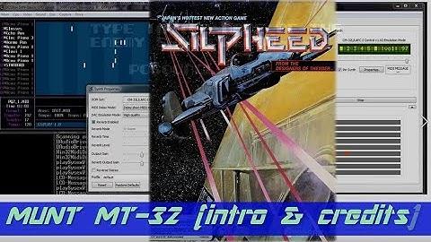 Silpheed - Intro & Credits music (MUNT MT-32 sound emulation)