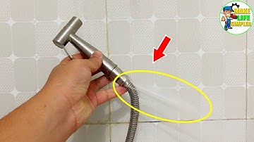 Cách Sửa Vòi Xịt Nước Bị Rỉ Trong 1 Phút - Đừng Mua Mới - Hãy Tự tay Làm Nó