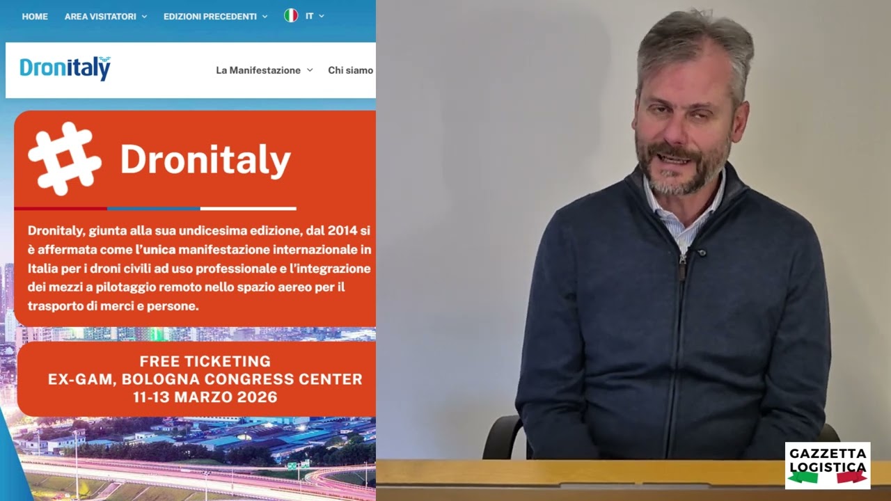 DRONITALY  2026 Intervista a Paolo Angelini, Amministratore Delegato di BolognaFiere Water&Energy