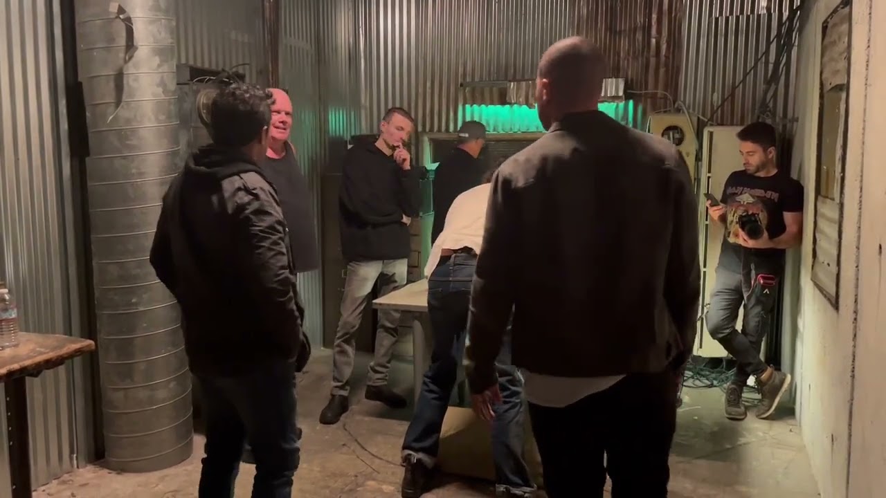 Behind The Scene from INVISIBLE - Working with our stunt coordinator.