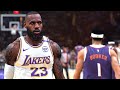 LAKERS vs SUNS | NBA PRE-SEASON | NBA 2K INSANE REALISM 😱 Full Gameplay [4K 60FPS]