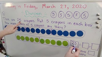 2nd Grade : Beginning Division Part 2 (Word Problems)