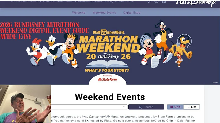 2026 runDisney Marathon Weekend Digital Event Guide Made Easy