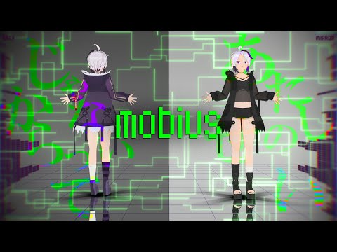 【MMD】メビウス [Möbius][back side ＆ mirror][60fps]【初音ミクカバー】