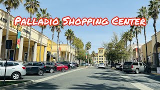 PALLADIO SHOPPING PLAZA PARKING LOT TOUR IN FOLSOM CALIFORNIA