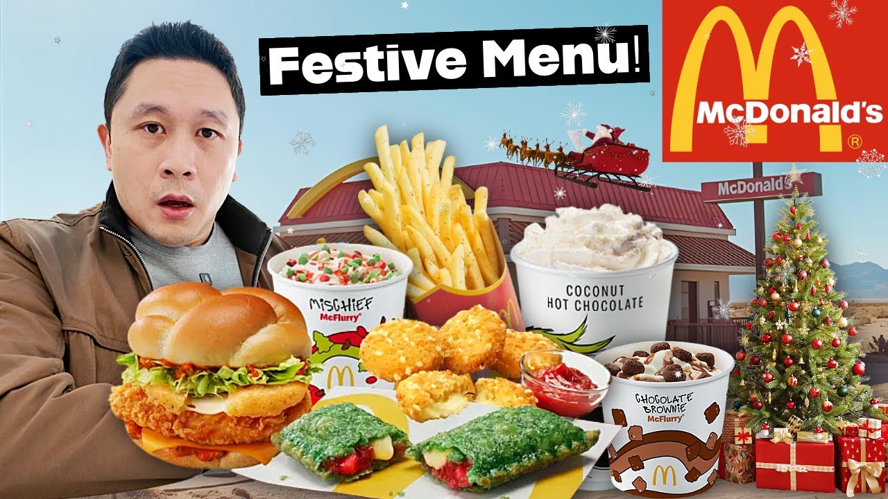 Mcdonald's Menu Christmas 2026
