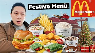 I try the NEW McDonald's Christmas Menu - it was VERY Cheesy!