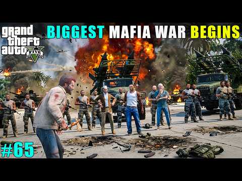 THE BIGGEST MAFIA WAR HAS STARTED IN LOS SANTOS🔥| GTA V GAMEPLAY #65