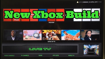 NEW XBOX SG COSOLE KODI 18 LEIA BUILD APRIL LIVE TV GUIDE WORKING