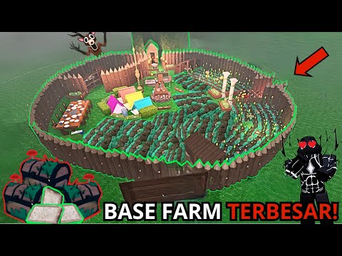 AKU MENCOBA MEMBUAT BASE FARM TERBESAR! | 99 Night in The Forest