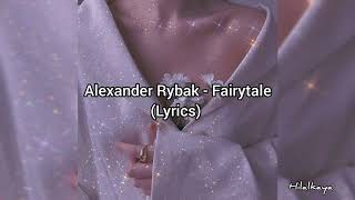 Alexander Rybak - Fairytale (Lyrics;)