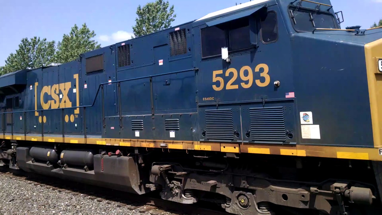 Csx q386 eastbound in Bergen milepost 390 - YouTube
