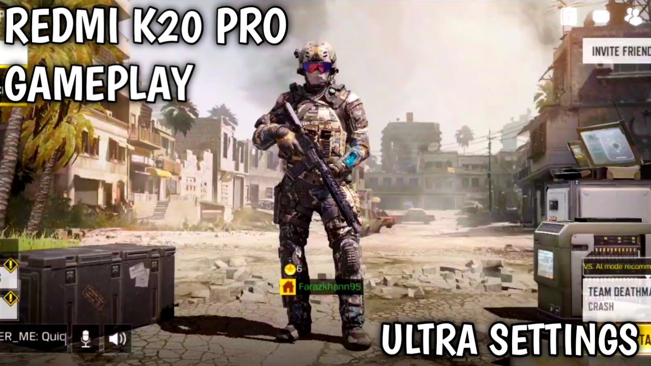 CALL OF DUTY MOBILE REDMI K20 PRO GAMEPLAY | ULTRA SETTINGS | 1080P 60 FPS - 