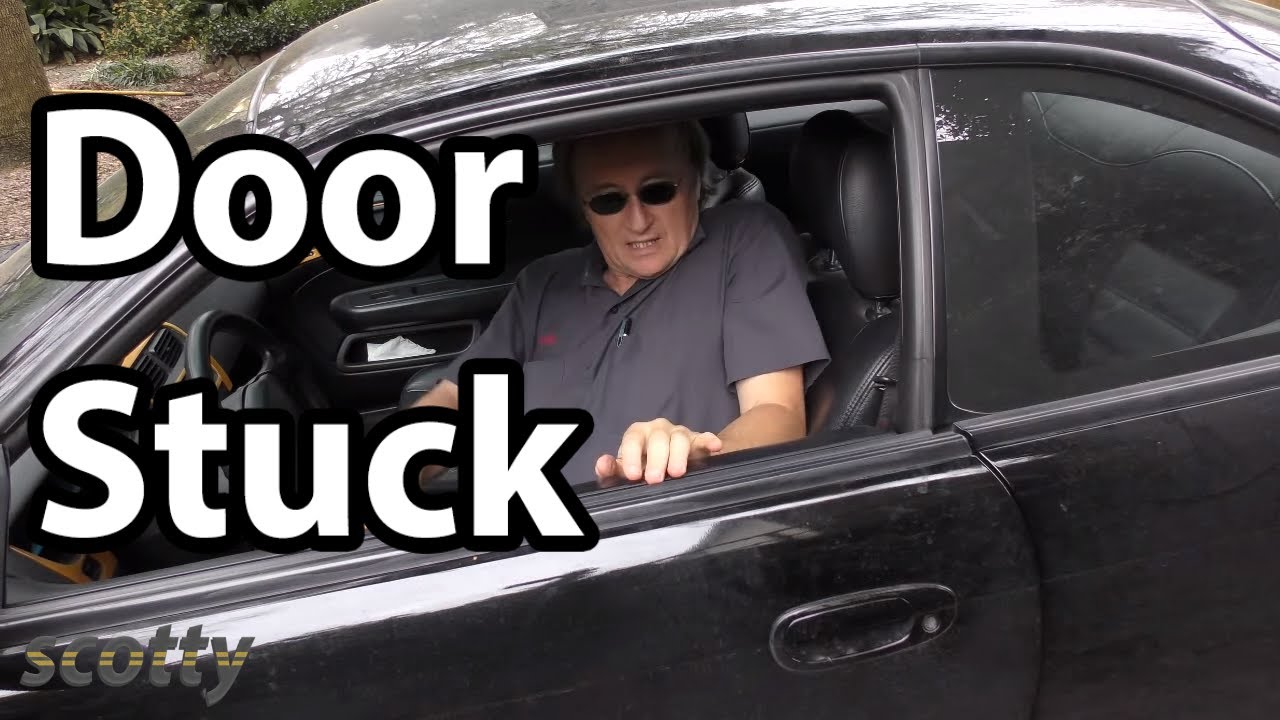 How to Fix a Stuck Car Door that Won't Open - YouTube