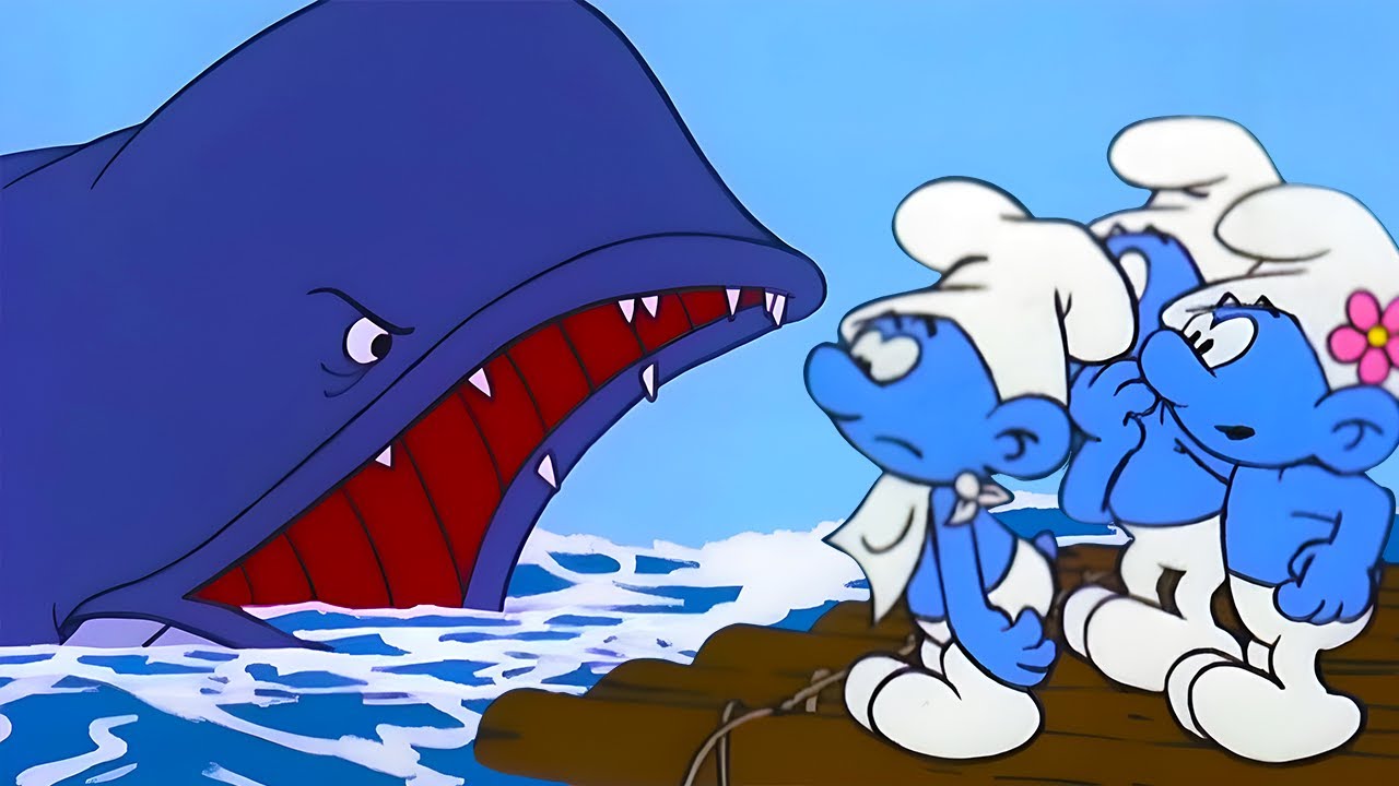 ¡La Ballena Hambrienta! | Los pitufos | WildBrain Historias De Miedo Para Niños 👻 🎃