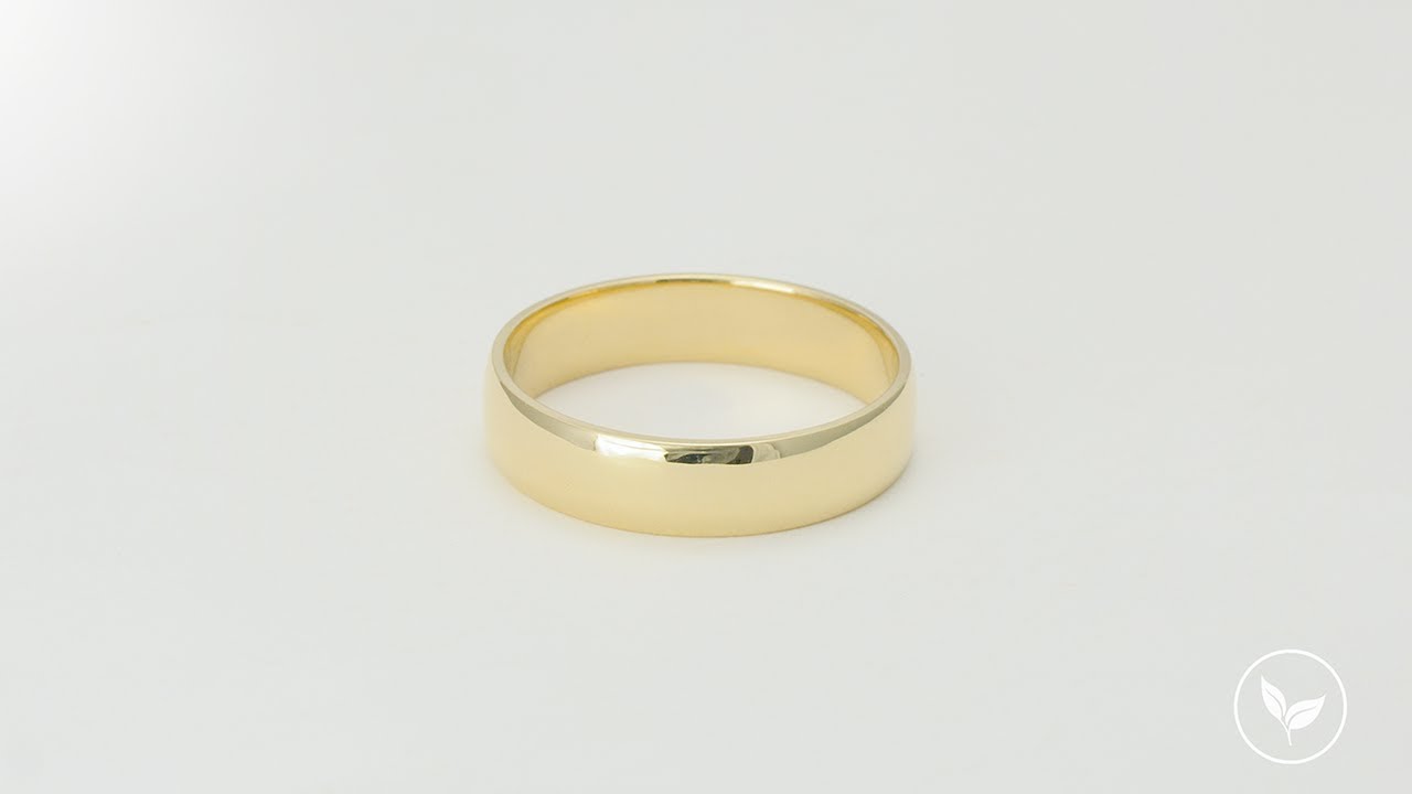 Classic Low Dome Wedding Band 5mm