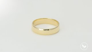 Classic Low Dome Wedding Band 5mm
