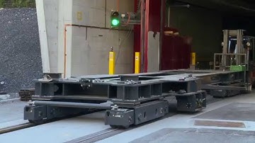 Moving a 190-ton transformer by road, rail and ship