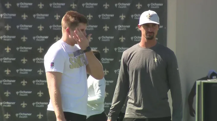 Connor Payton at Saints training camp