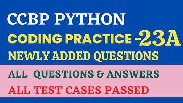 Coding Practice - 23A | Functions | Python | CCBP 4.0