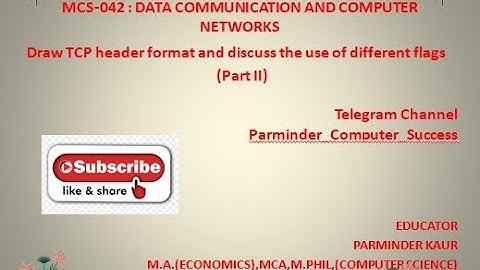 MCS 042 Question paper Solved| Data Communication And Networks|IGNOU TEE