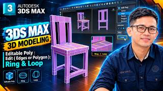 3Ds Max : Edit ( Edges or Polygon ) : Ring & Loop