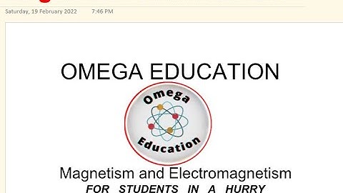 O Level / IGCSE Physics: Magnetism & Electromagnetism Part II