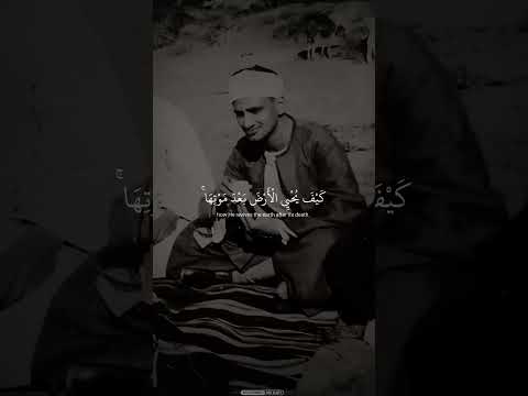 فانظر إلى آثار رحمة الله من سورة الروم المنشاوي