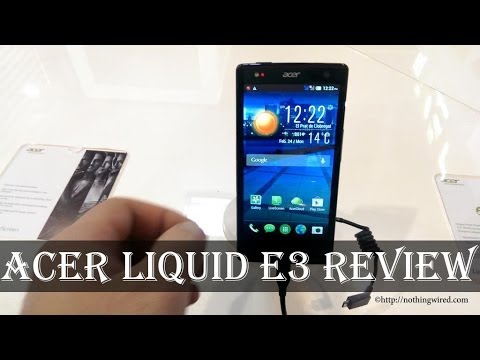 MWC 2014: Acer Liquid E3 Review - Exclusive Hands-on Features, Specs, Price and Availability