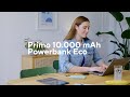 Портативний зарядний пристрій Trust Primo ECO 10000 mAh Green