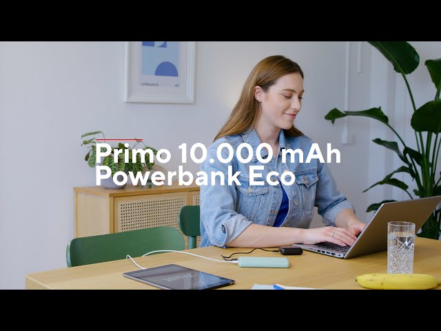 Портативний зарядний пристрій Trust Primo ECO 10000 mAh Blue