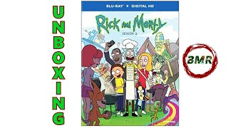 Rick And Morty: Season Two Blu Ray Unboxing