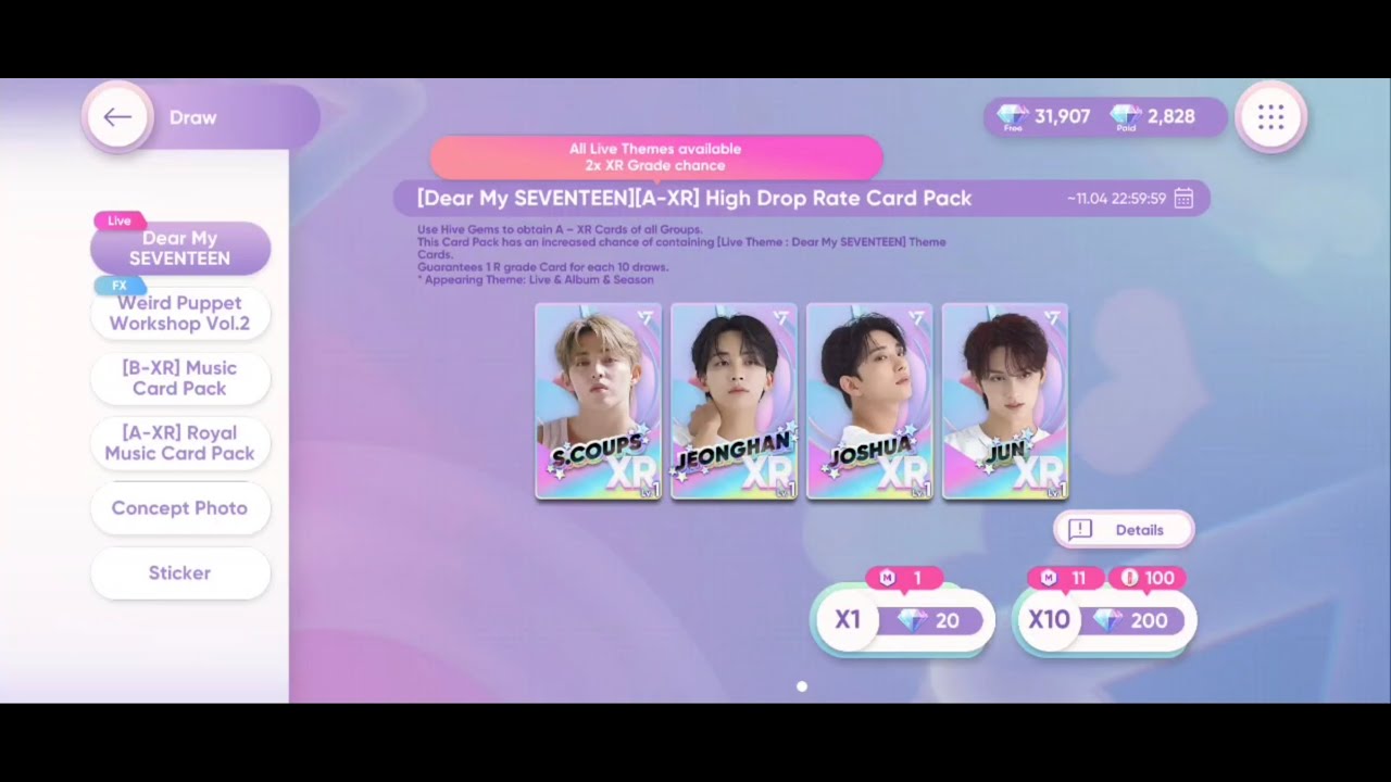 RHYTHM HIVE | Spending 14600 Hive Gems on [Live Theme : Dear My SEVENTEEN]