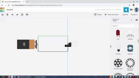 Simulación de circuitos con Tinkercad