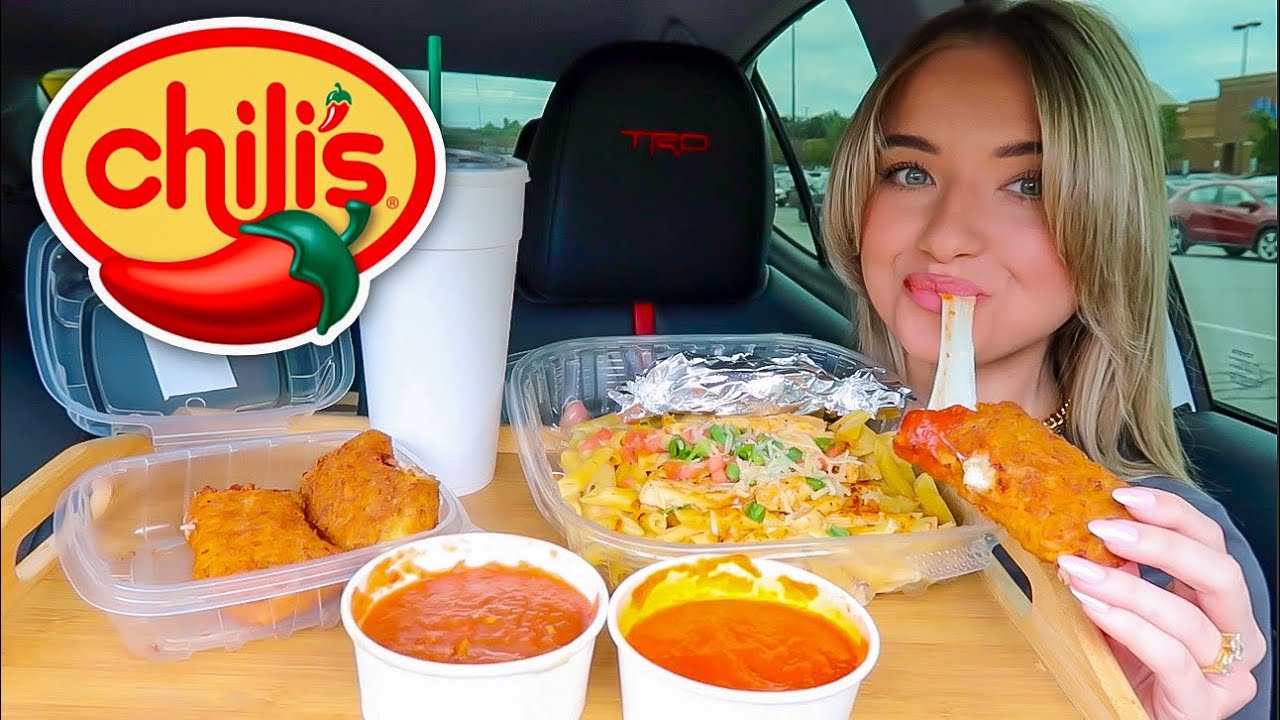 Chili's Mukbang! Fried Mozzarella, Cajun Chicken Pasta & more! YouTube