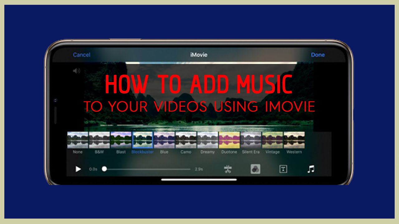 how to put music into imovie on mac