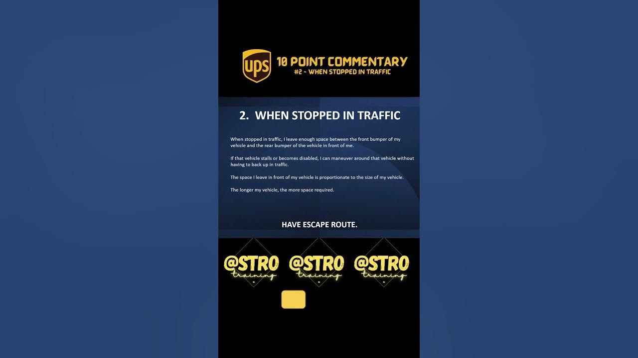UPS 10 POINT COMMENTARY TRAINING 2 NEW upsintegrad ups ups-10-point-commentary-training-2-new-upsintegrad-ups