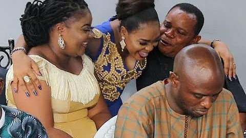 See Sola Kosoko beautiful 3rd outfit,goes round to greet Ireti Osayemi &Husband at her baby naming