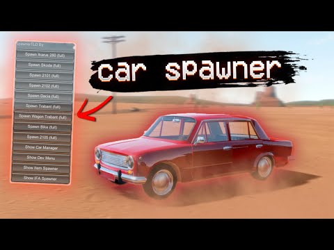 Как установить Car Spawner Menu для The Long Drive