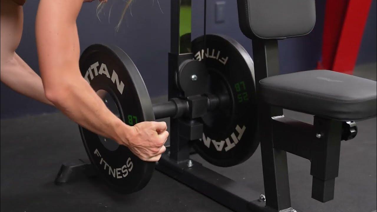 Plate loaded fly machine v2 titan fitness youtube