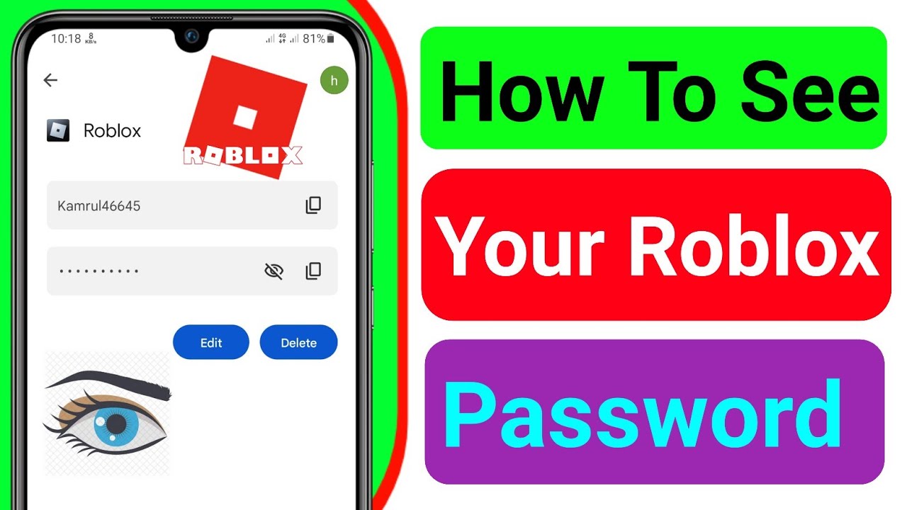 How To See Your Password In Roblox 