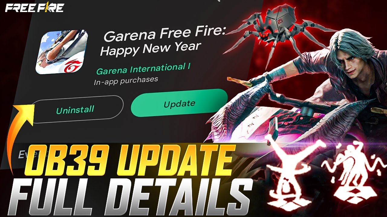 Free Fire OB39 Update Full Details | 22 March New Update Free Fire ...